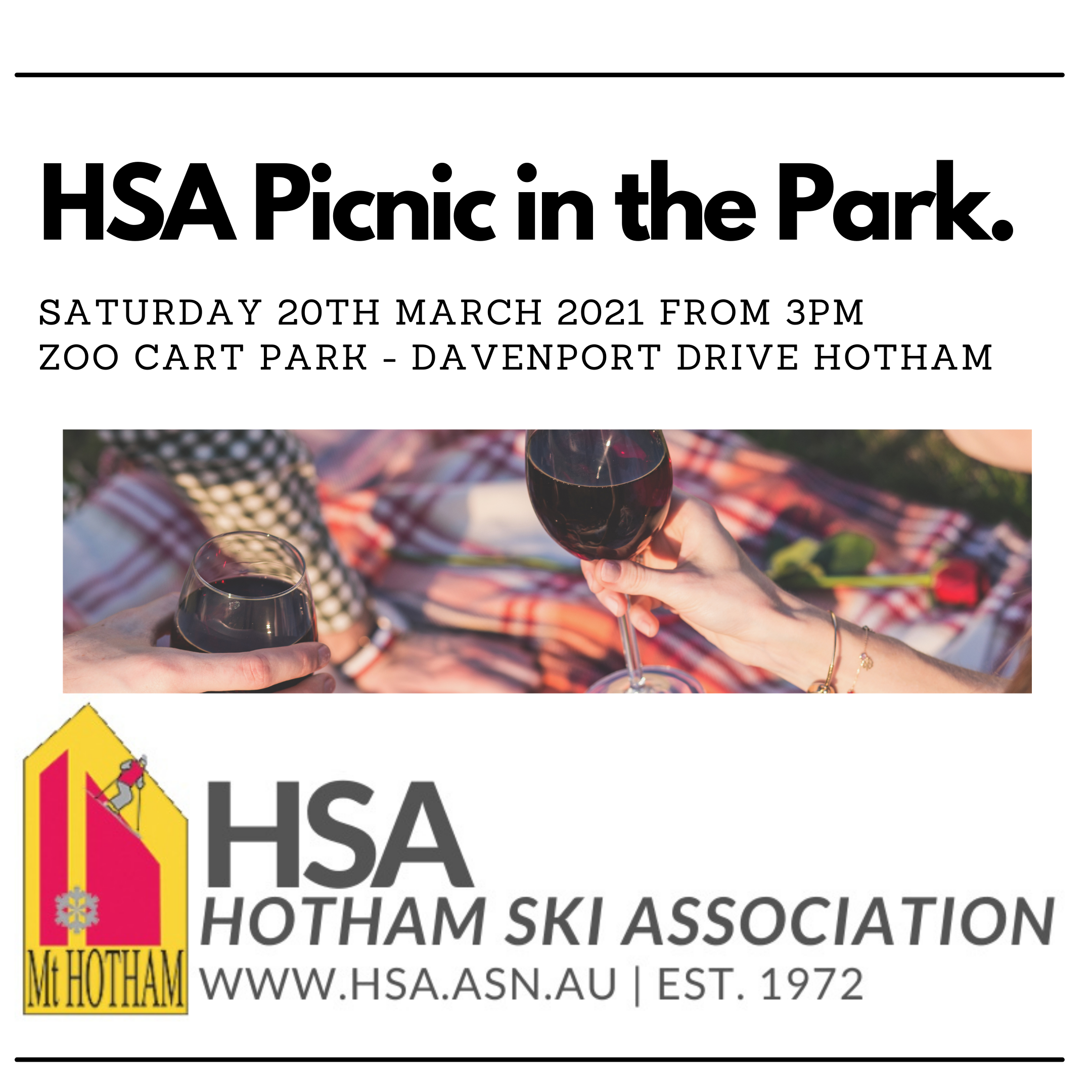 Picnic in the Park HSA Event March 2021